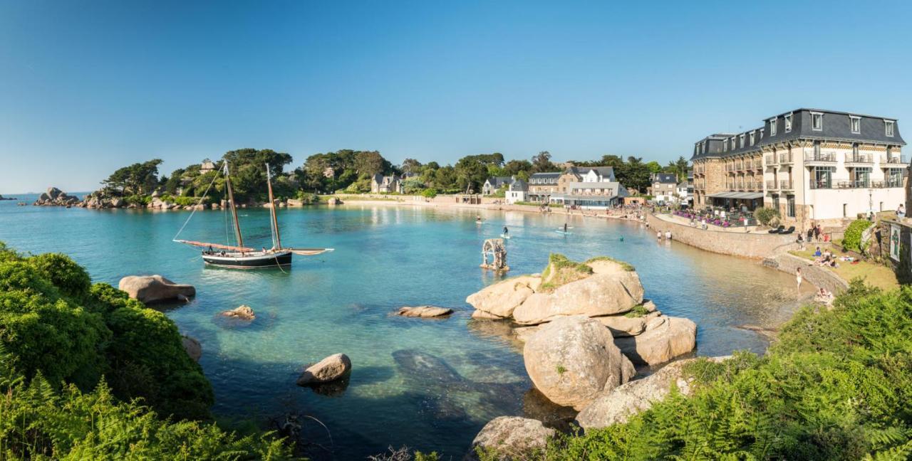 Vue Mer Cote De Granit Rose En Bretagne Trébeurden Dış mekan fotoğraf