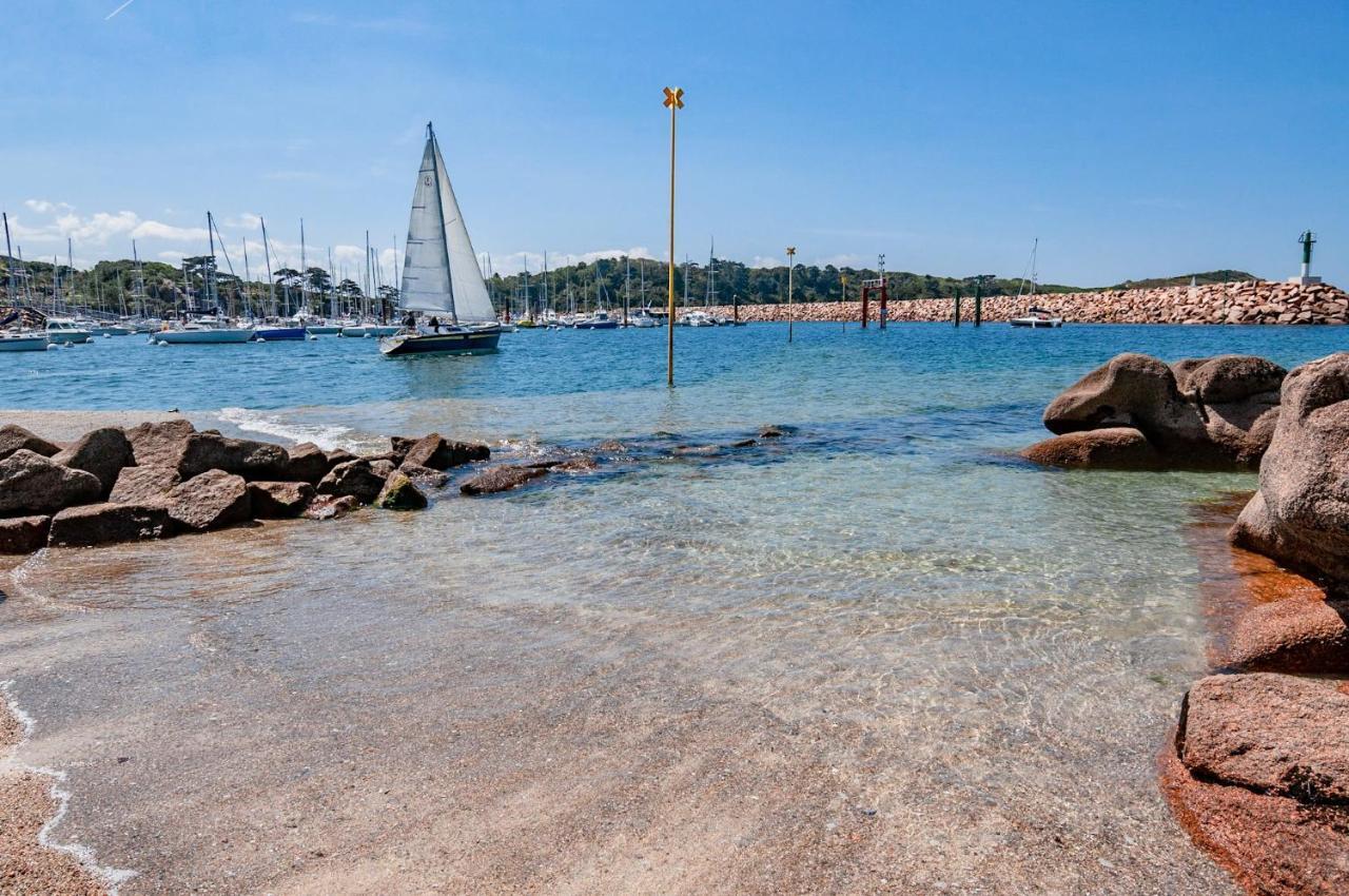 Vue Mer Cote De Granit Rose En Bretagne Trébeurden Dış mekan fotoğraf